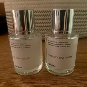 Dossier perfumes x 2 - Woody Sage and Ambery Saffron
